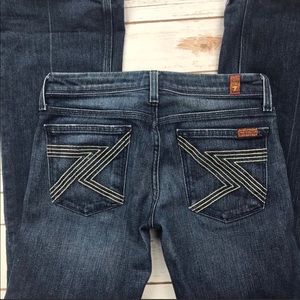 7 Fam/Rare Flynt bootcut jeans size 27